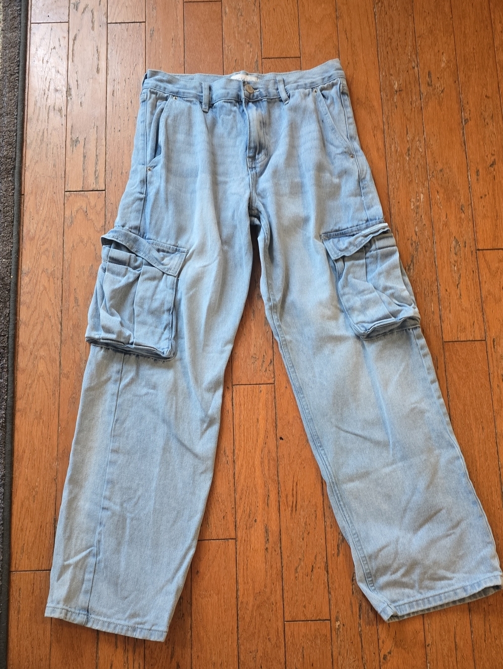 Light Blue Cargo Pacsun Pants for Men